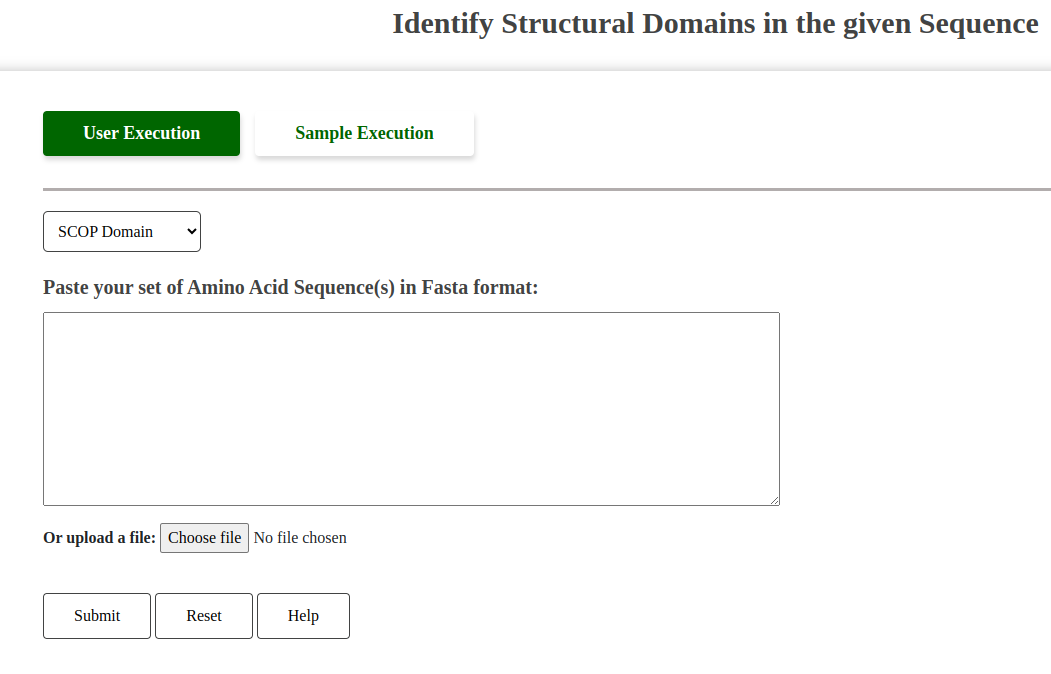 Predict Domain Architecture Tool Interface